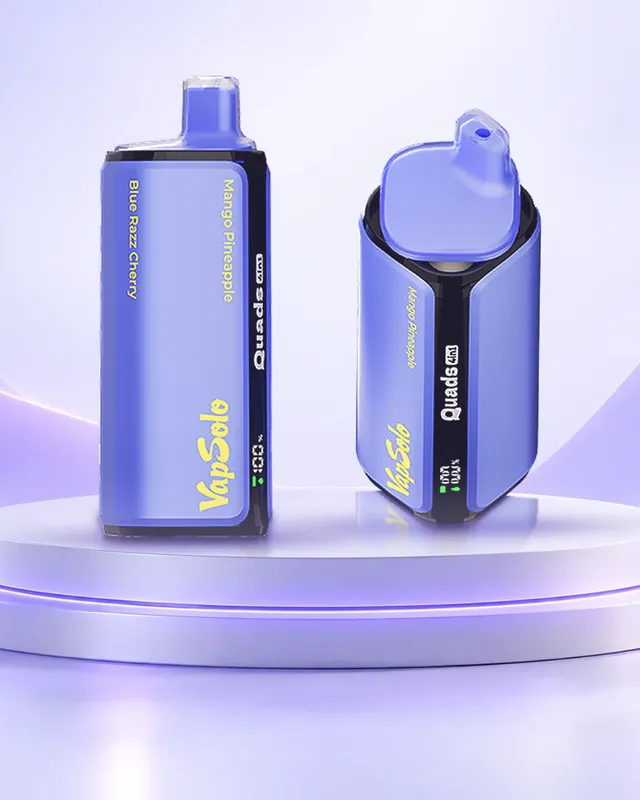 VapSolo® Quads 80K, combinación 06: Mango Pineapple, Blue Razz Cherry, Watermelon Cherry y Blackberry Mint