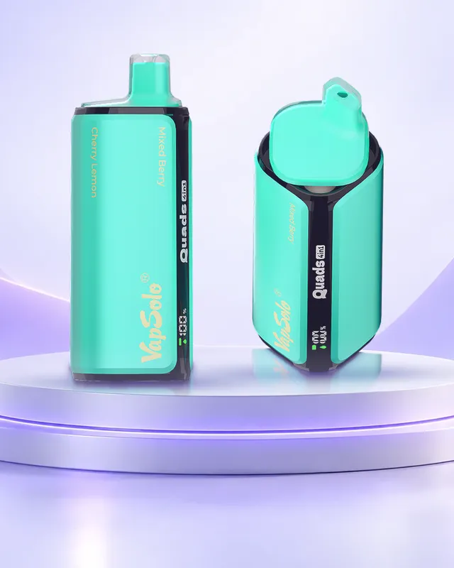 VapSolo® Quads 80K, combinación 07: Mixed Berry, Cherry Lemon, Strawberry Watermelon Bubblegum y Strawberry Kiwi