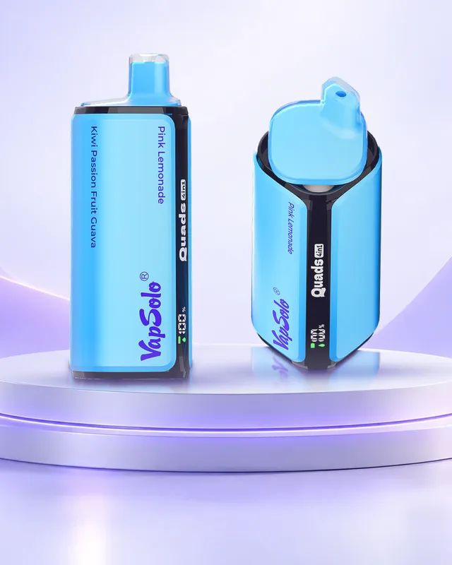 VapSolo® Quads 80K, combinación 10: Pink Lemonade, Kiwi Passion Fruit Guava, Strawberry Banana y Peach Berry