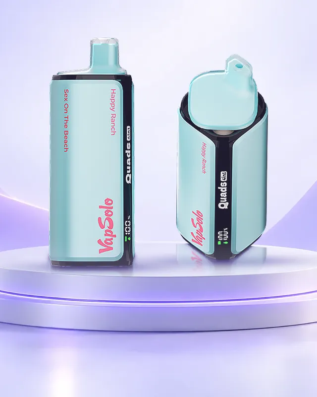 VapSolo® Quads 80K, combinación 03: Happy Ranch, Sex On The Beach, Watermelon Coconut y Cherry Berry