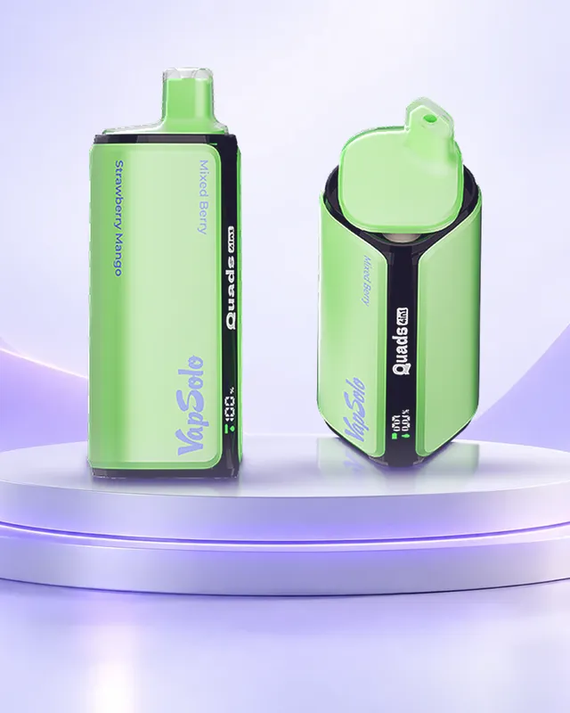 VapSolo® Quads 80K, combinación 08: Mixed Berry, Strawberry Mango, Fresh Fruit Tea y Peach Iced Tea