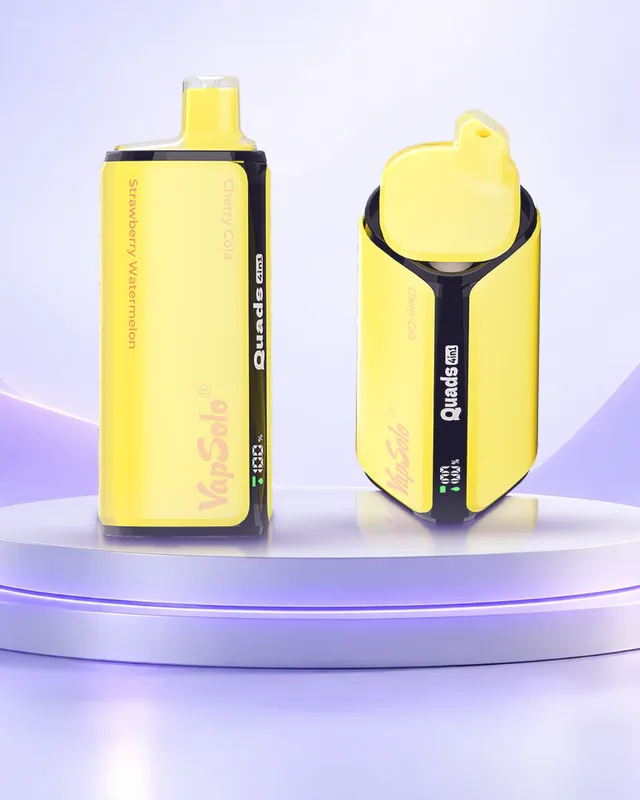 VapSolo® Quads 80K, combinación 01: Cherry Cola, Strawberry Watermelon, Grapefruit Refresher y Juicy Peach Ice
